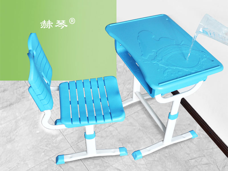 中小學(xué)生升降式課桌椅(淺藍(lán)色)